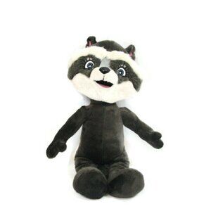 Raccoon 16"  Fiesta Rachel Stuffed Animal Plush Great Wolf Lodge Mascot Grey Toy